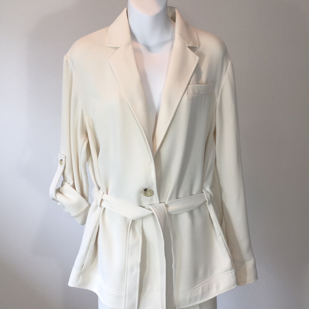 NWT, W by Worth Chic Safari Pant Suit - Picture 2 of 15